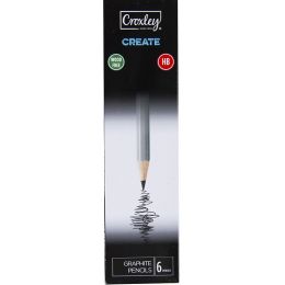 Pencils - HB (6pc) Wood Free - Croxley