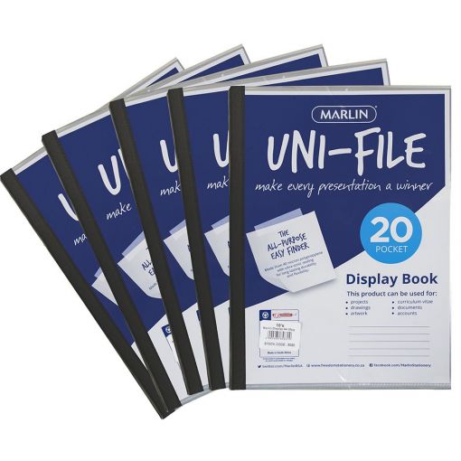 Display book with filing pockets - A4 (20 Pocket) - Soft Cover