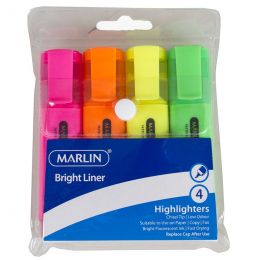 Highlighter - Bright Liner (4pc) - Marlin