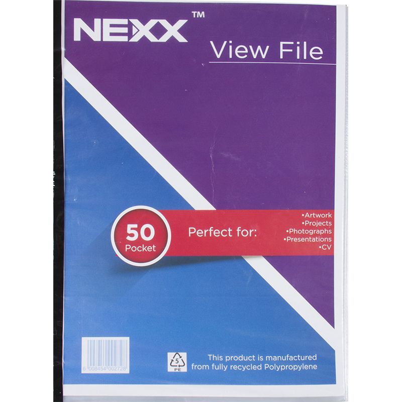 Display book with filing pockets - (50 pocket) - Nexx