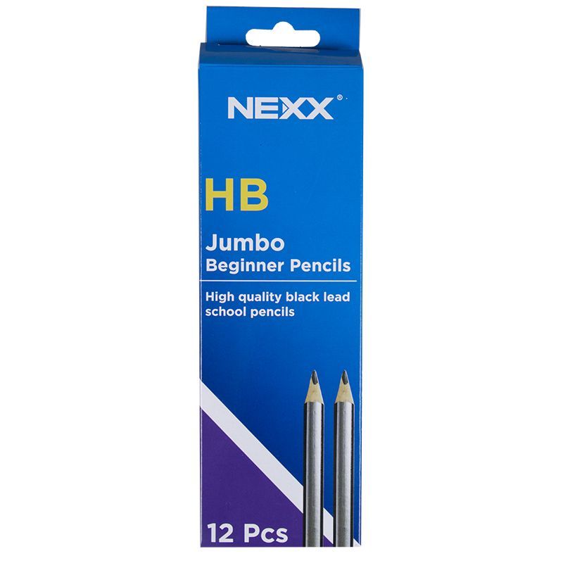 Pencils - Triangular - HB (12pc) Jumbo - Nexx