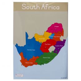 Poster - Map - South Africa (A2)