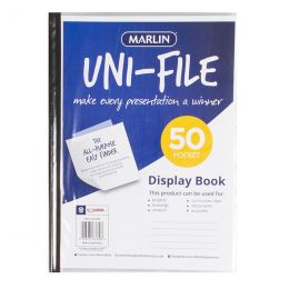 Display book with filing...