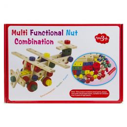 Wooden - Multinut Construction Set (78pc)
