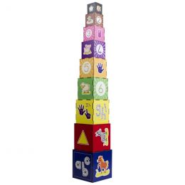 Stacking Blocks - Colour, Number, Alphabet, Shapes