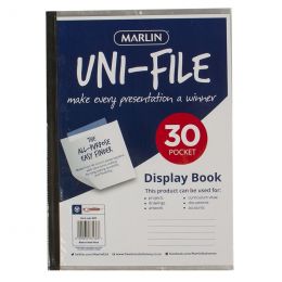 Display book with filing...
