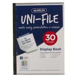 Flip File Display Book - A4 (30 Pocket) - Soft Cover