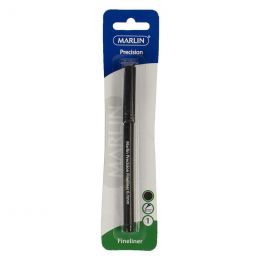 Fineliner Pen - Marlin Precision Fineliner - Black (0.4mm)