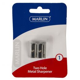 Sharpener - 2-Hole Metal (1pc) - Marlin