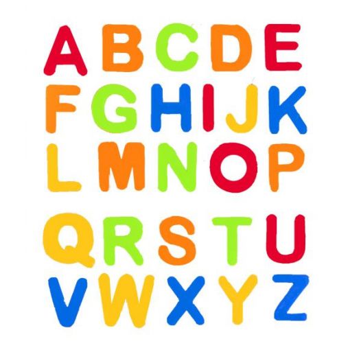 Magnetic Plastic Letters - Upper Case