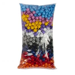 Pegs Thin - 10 colours x100 each (1000pc) in Bag