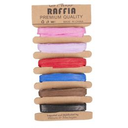 Raffia - 6 Different Colours (5m each)