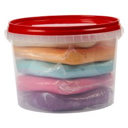 Dough Play (5kg) in Tub - Pastel Mixed