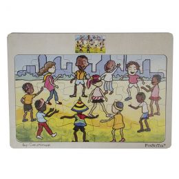 PZ Wood Frame - A3 - 30pc - Children of South Africa (SP)