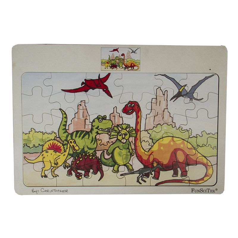 PZ Wood Frame - A3 - 30pc - Dino Land (SP)