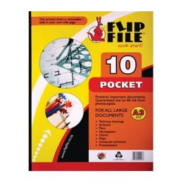 Flip File Display Book - A3 (10 Pocket) Kangaroo