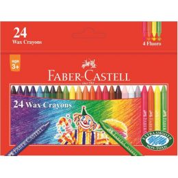 Wax Crayons - 8mm (24pc) - FaberCastell