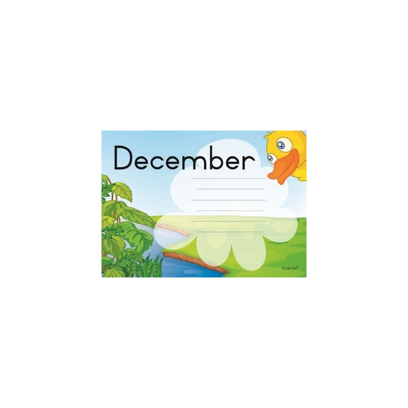 Birthday Chart - A4 (13pc) - choose theme