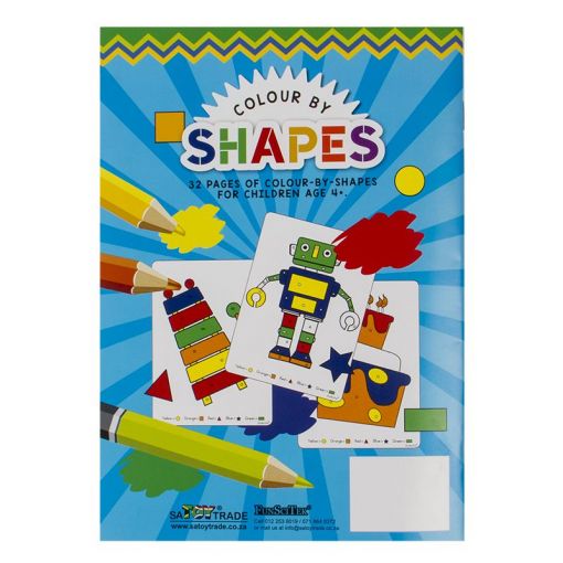 Fun - Colour By Shape - (A5)(32p) Age 4+ FunSciTek