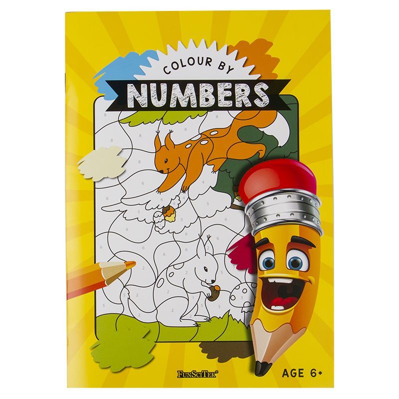 Fun - Colour By Numbers - (A5)(32p) Age 6+ FunSciTek