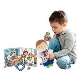 Role Play doll set - Doctor and Engineer (K's Kids)