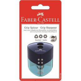 Sharpener - 2-Hole with Grip Container (1pc) - FaberCastell