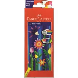 Pastels Oil - 10.5mm (12pc) Jumbo 6cm - FaberCastell