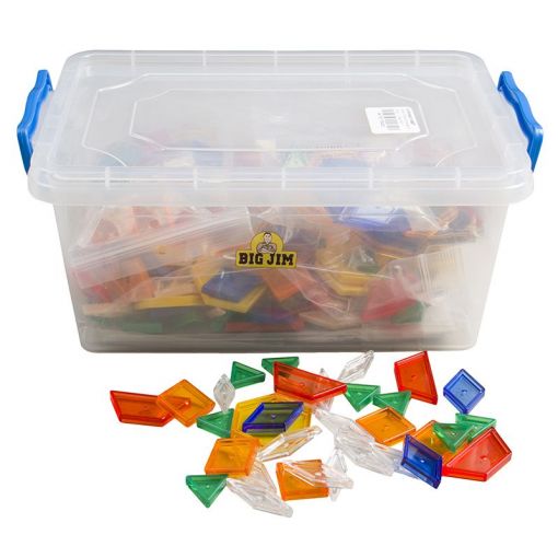 Pattern Blocks – Class Set (6 Shapes, 6 Colours)