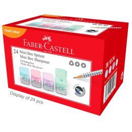 Sharpener - 1-Hole with Container (24pc) - Faber Castell