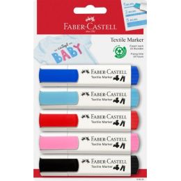 Textile Marker Set – 5  Baby Colours