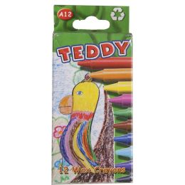 Wax Crayons - 8mm (12pc) A12 - Teddy