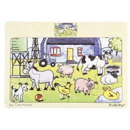 PZ Wood Frame - A4 12pc - Farm Animals & Farm House (SP)