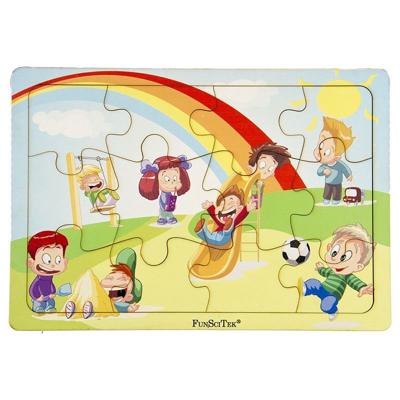 PZ Wood Frame - A4 12pc - Park Fun (BB)