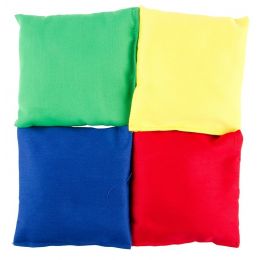 Bean Bags - Square - Set of 4 assorted colours
