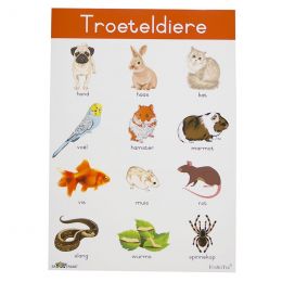 Poster - Troeteldiere (A2)