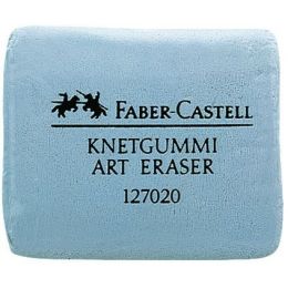 Eraser - (18pc) Kneadable Rubber Grey - FaberCastell