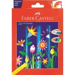 Pastels Oil - 10.5mm (24pc) Jumbo 6cm - FaberCastell