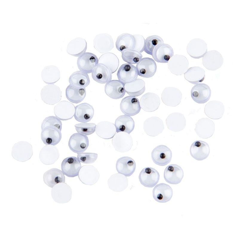 Paste-on Googly Eyes 5mm (200pc)