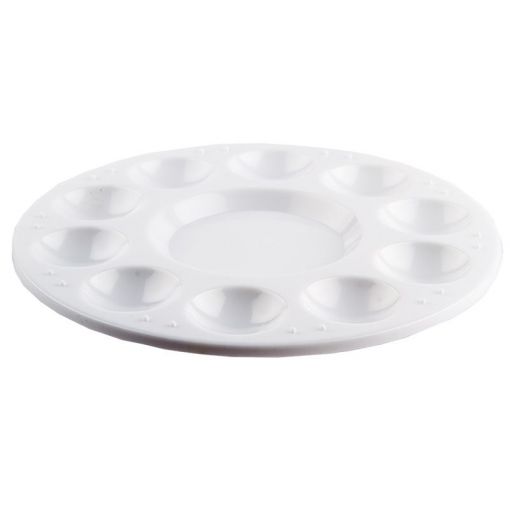 Paint Palette - 10 Well Round (17cm)