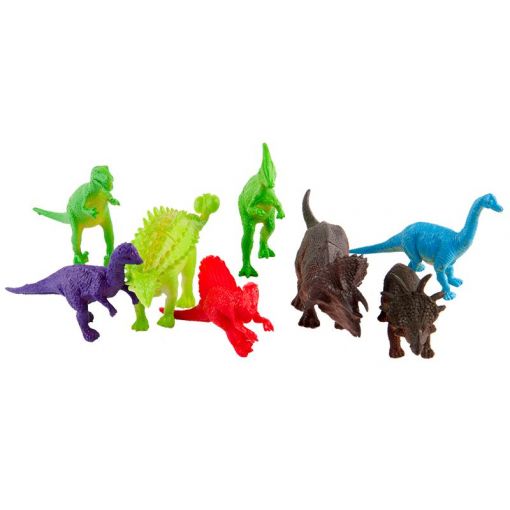 Dinosaurs - Medium (8pc) - Asssorted