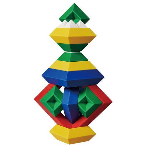 Square Pyramid Stacking Puzzle (24pc & base)