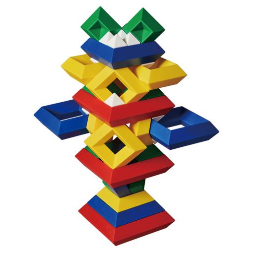 Square Pyramid Stacking Puzzle (24pc & base)