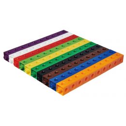 Connect-a-Cube - 2cm (10 colour, 100pc) Linking Cubes