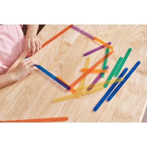 Geo Sticks Large - Transparent (24pc)