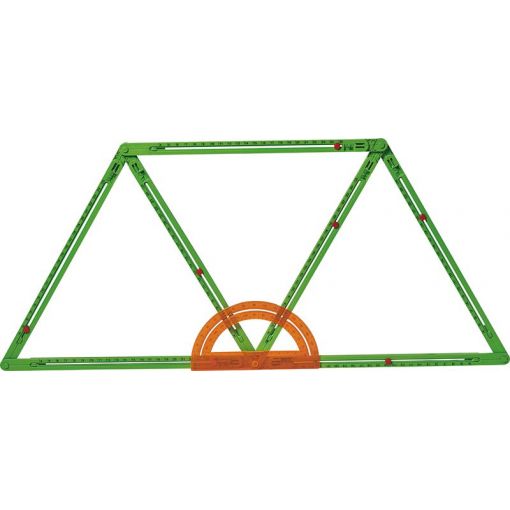 Geo Sticks - Advanced Triangle Set (16 sticks & 2x15cm protractor)