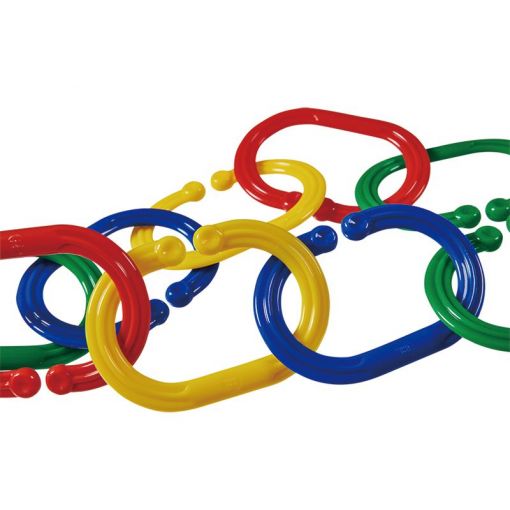 Chain Links - Jumbo 200pc (4 colour, 7x5cm) - plastic