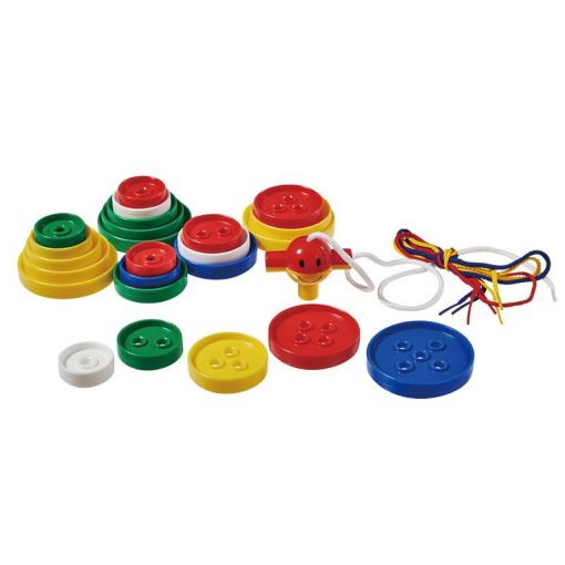 Jumbo Sequencing & Threading Lacing Buttons (54pc)