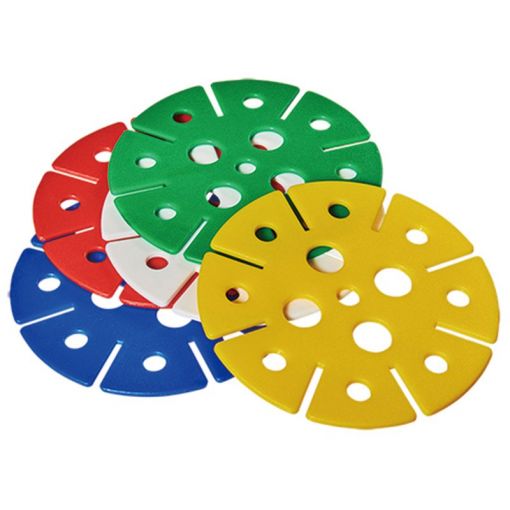 Geoflakes - Round - Jumbo 10cm (5 colour, 50pc)