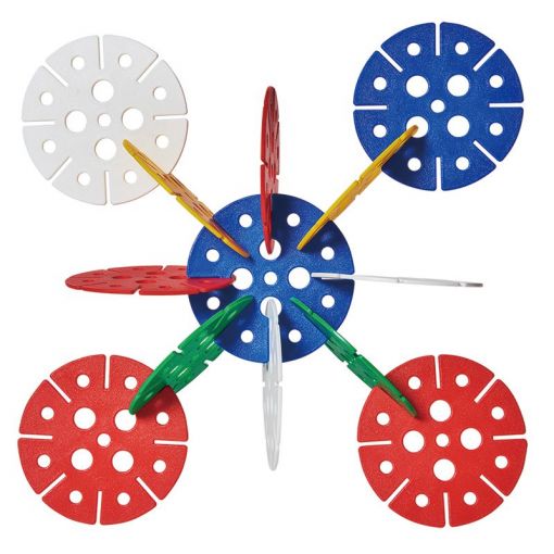 Geoflakes - Round - Jumbo 10cm (5 colour, 50pc)