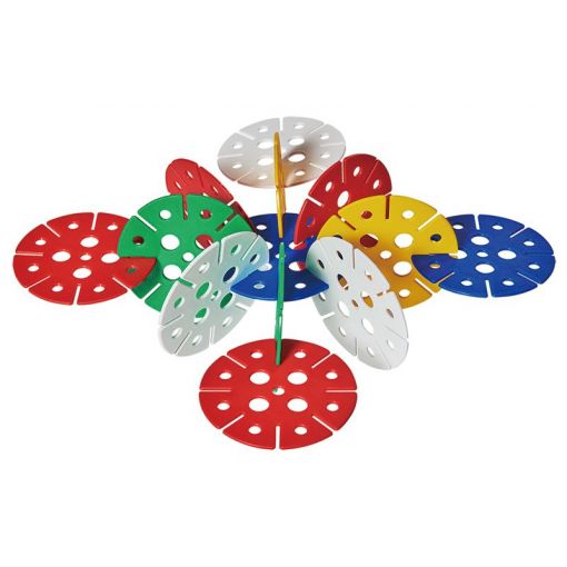 Geoflakes - Round - Jumbo 10cm (5 colour, 50pc)